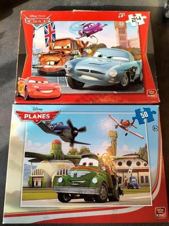 Cars puzzels   2 stuks, Enlèvement