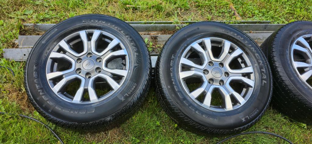 Ford Ranger 18" velgen 2018 + 265/60 continentale banden, Ophalen, 18 inch, Gebruikt, 265 mm