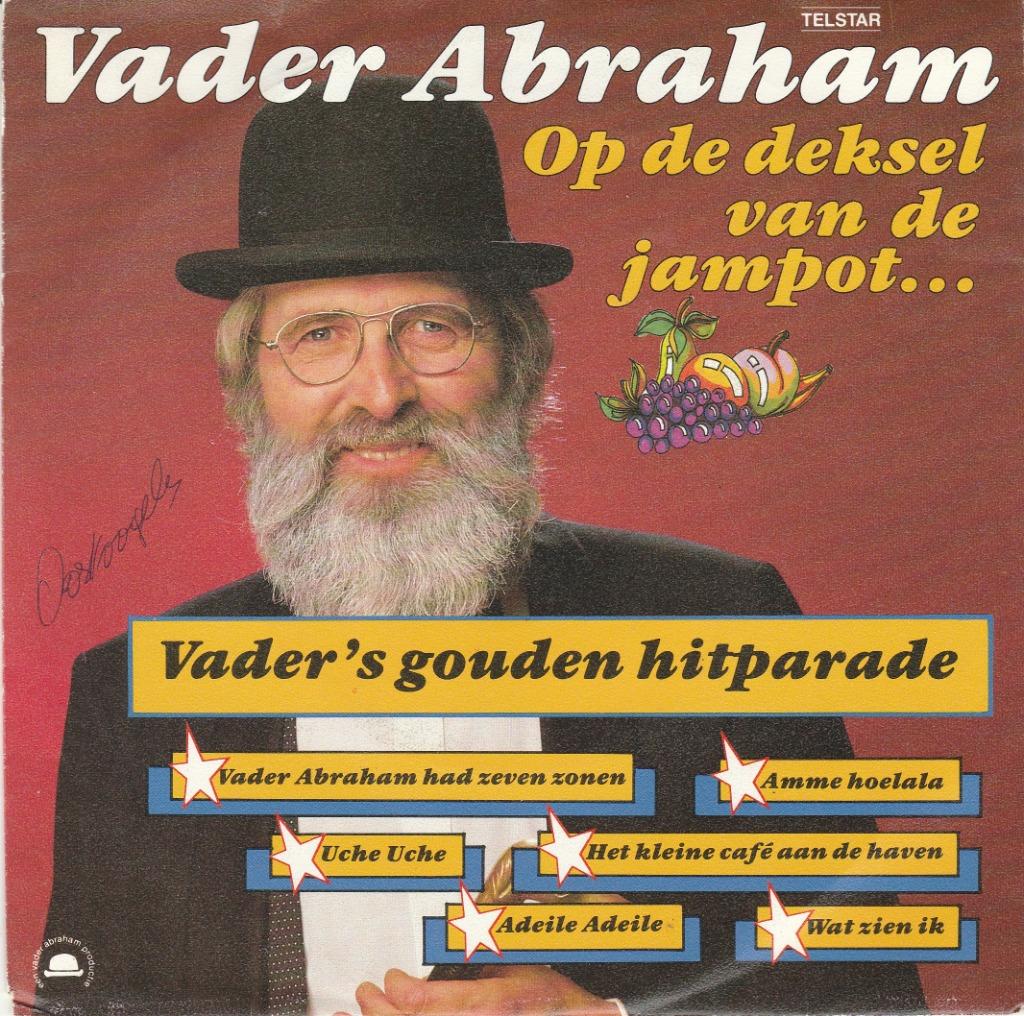 45T: Vader Abraham: Op de deksel van de jampot, Ophalen of Verzenden, Gebruikt, Overige formaten