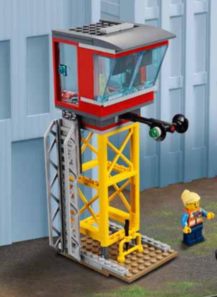 Lego trein: seintoren + 4 seinpalen (Nieuw!!!), Envoi, Neuf, Ensemble complet, Lego