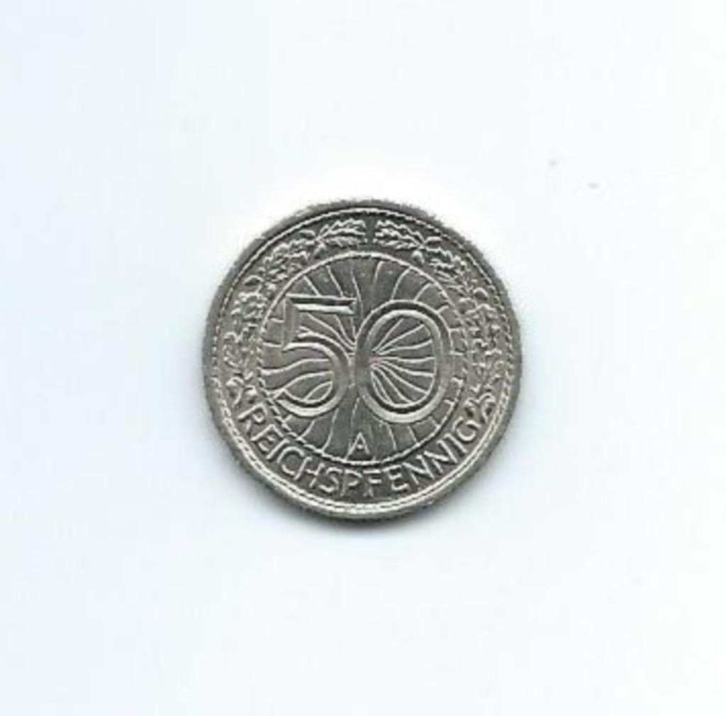 Duitsland, 50 Reichspfennig 1927 A, Enlèvement ou Envoi, Allemagne, Monnaie en vrac