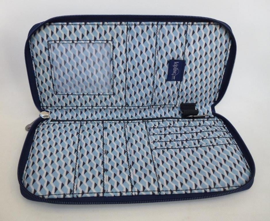 Kipling pochette voor kaarten , geld, Ophalen of Verzenden, Nieuw, Blauw, Overige merken