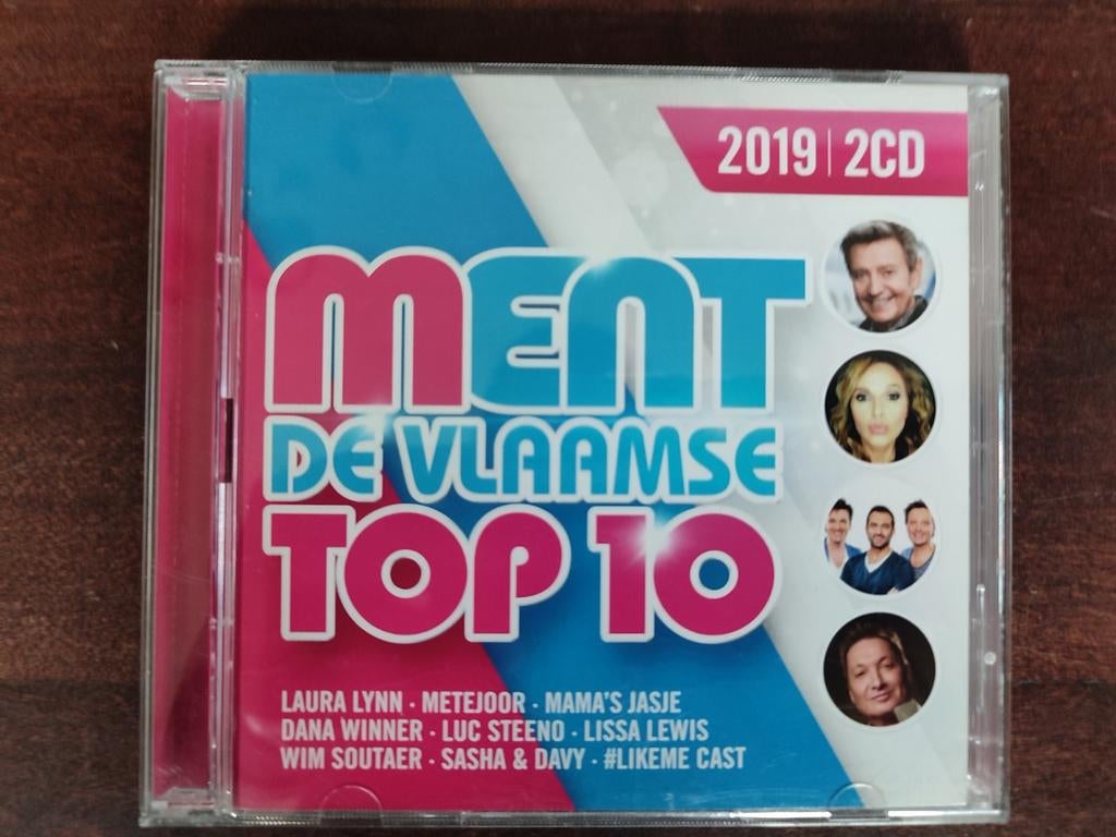 2-CD : MENT  DE VLAAMSE TOP 10  2019, Cd's en Dvd's, Ophalen of Verzenden, Zo goed als nieuw