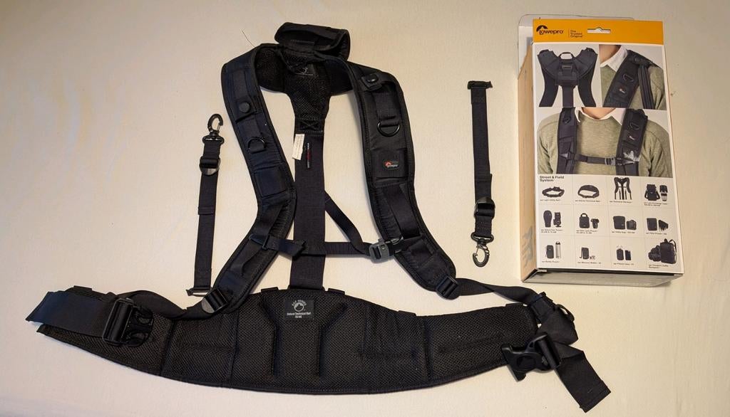 Lowepro S&F technical harness & Deluxe belt in goede staat, Ophalen of Verzenden, Zo goed als nieuw