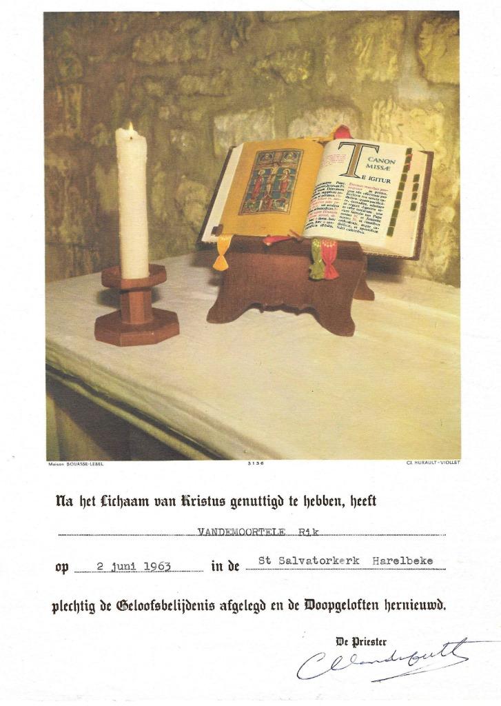 Diploma Ere Communie  1, Verzamelen, Verzenden