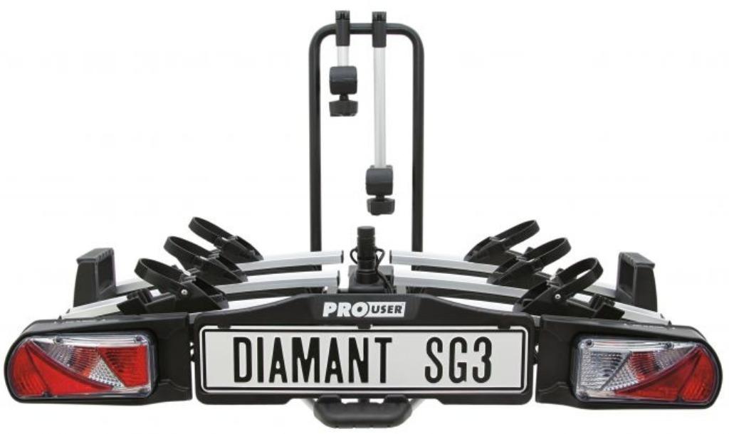 Pro User Diamant SG3 - Fietsendrager - 3 Fietsen - Max 60 kg, Auto diversen, Fietsendragers, 3 fietsen of meer, Elektrische fiets
