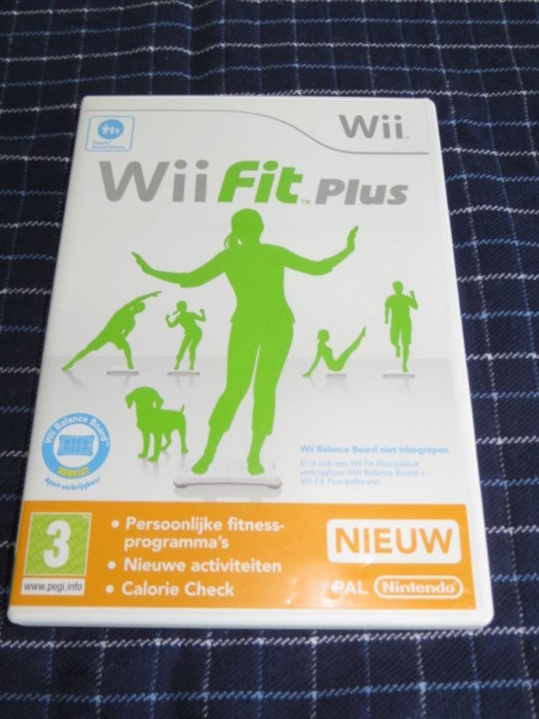 Wii Game : Wii Fit Plus  -- Enkel het spel - Nintendo, Enlèvement ou Envoi, 1 joueur, Comme neuf, À partir de 3 ans