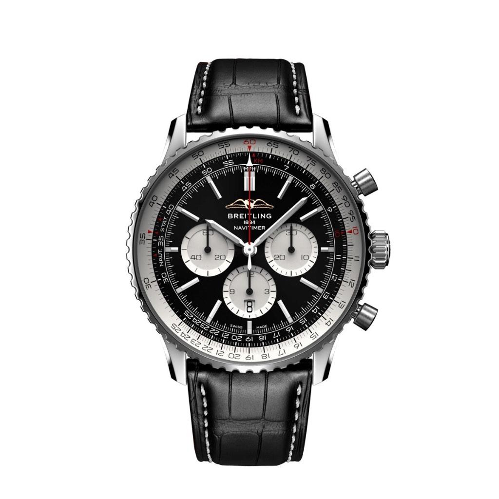 Breitling Navitimer 46mm, Bijoux, Sacs & Beauté, Montres | Hommes, Montre-bracelet, Breitling, Cuir, Enlèvement
