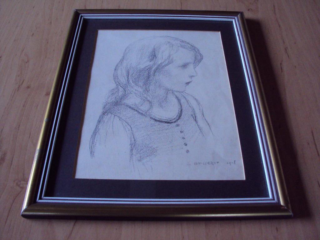 Tekening L.Buisseret 1918, Antiquités & Art, Enlèvement ou Envoi