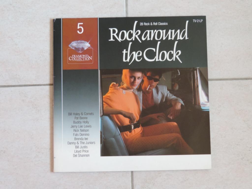 Rock around the Clock (2 LP's), CD & DVD, Vinyles | Compilations, Comme neuf, Enlèvement ou Envoi