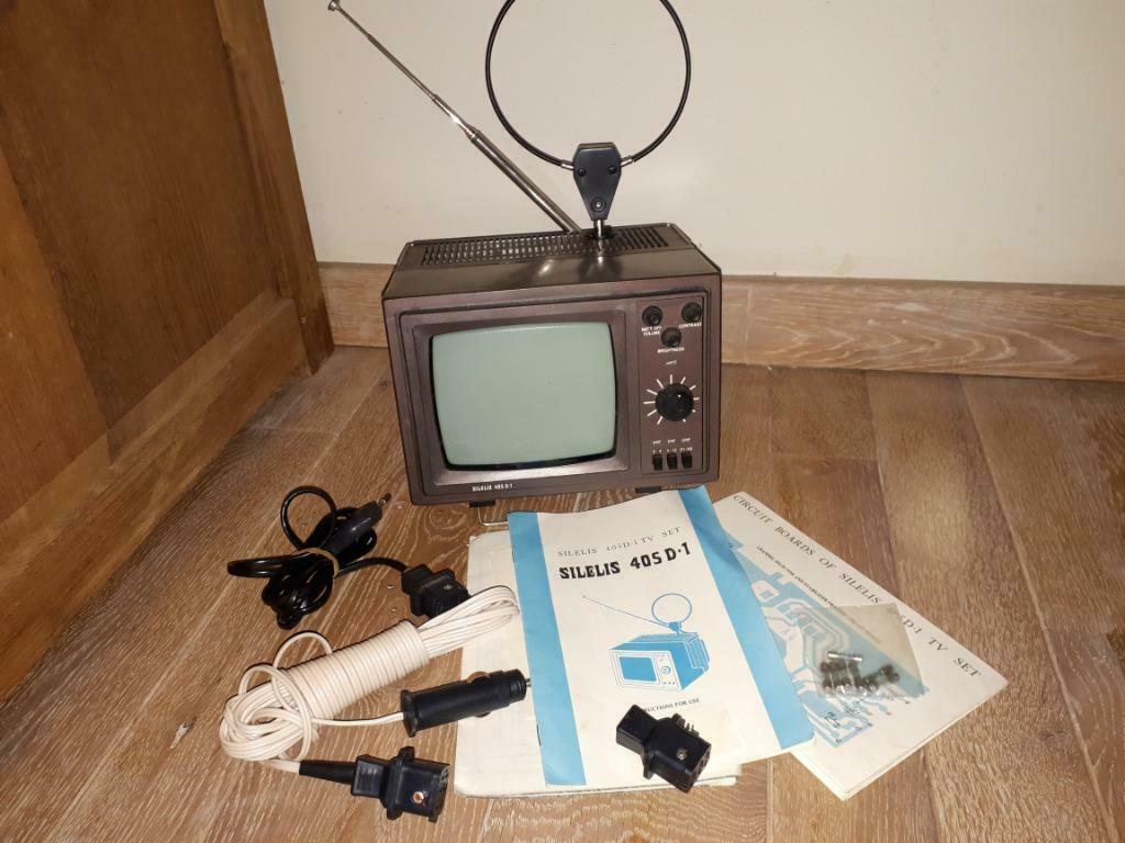 vintage draagbare TV, Enlèvement, TV