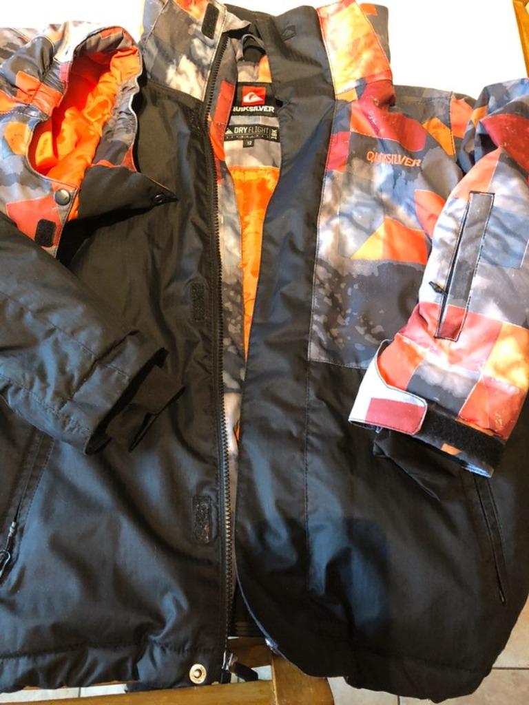 veste de ski veste hiver 12 ans quiksilver  acheté 200, Enlèvement, Utilisé, Quicksilver, Garçon ou Fille