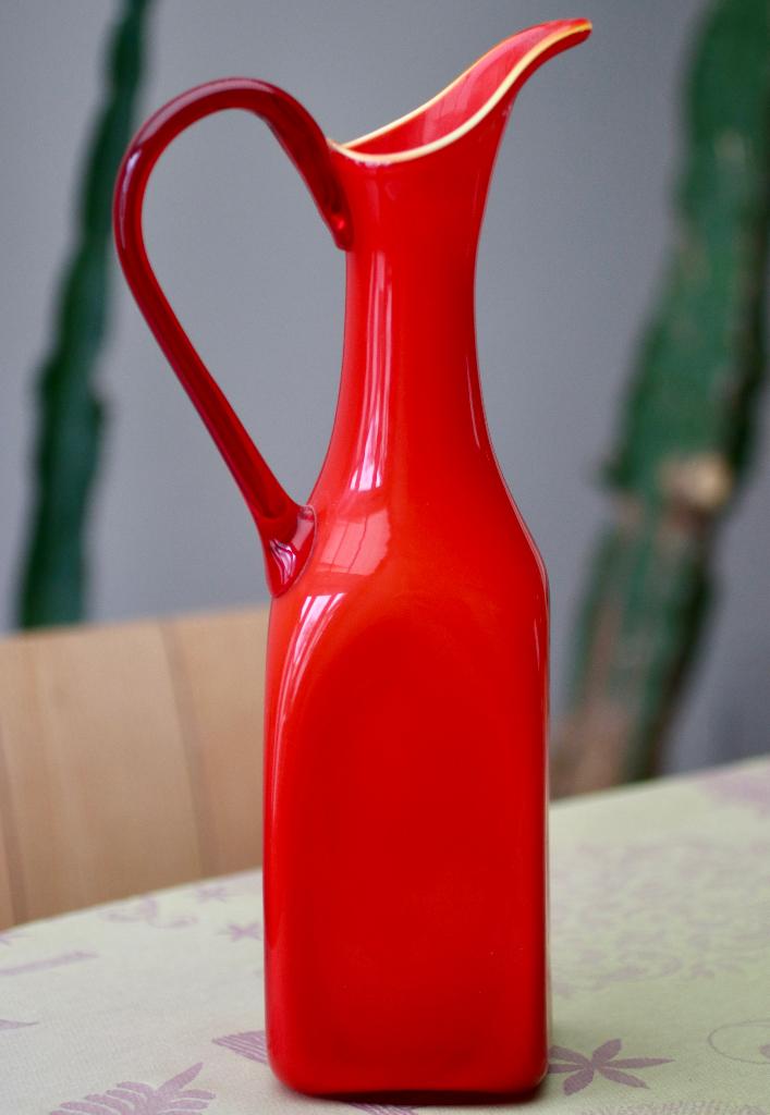 Vase Empoli  Stelvia opaline Florence 1960 vintage design, Enlèvement ou Envoi