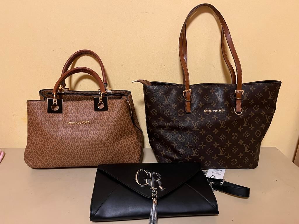 Lot de 3 sacs à main – style luxe, neufs, Bijoux, Sacs & Beauté, Accessoires Autre, Comme neuf, Enlèvement