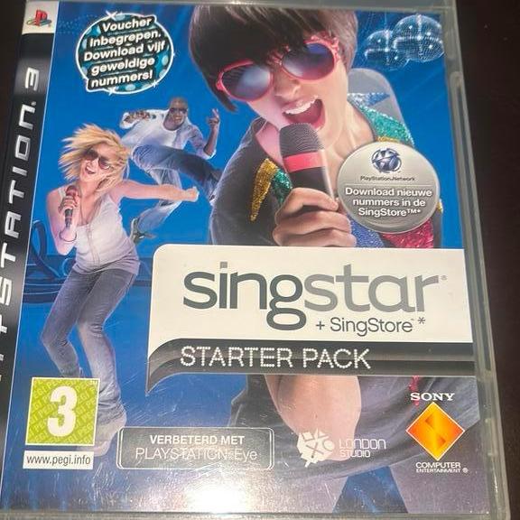 COMME NEW PLAYSTATION 3/SINGSTAR + SINGSTORE, Enlèvement ou Envoi, Comme neuf
