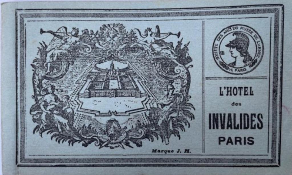 postkaartenboek Invalides circa 1930, Verzamelen, Postkaarten | Buitenland, Ongelopen, Frankrijk, 1920 tot 1940, Ophalen of Verzenden