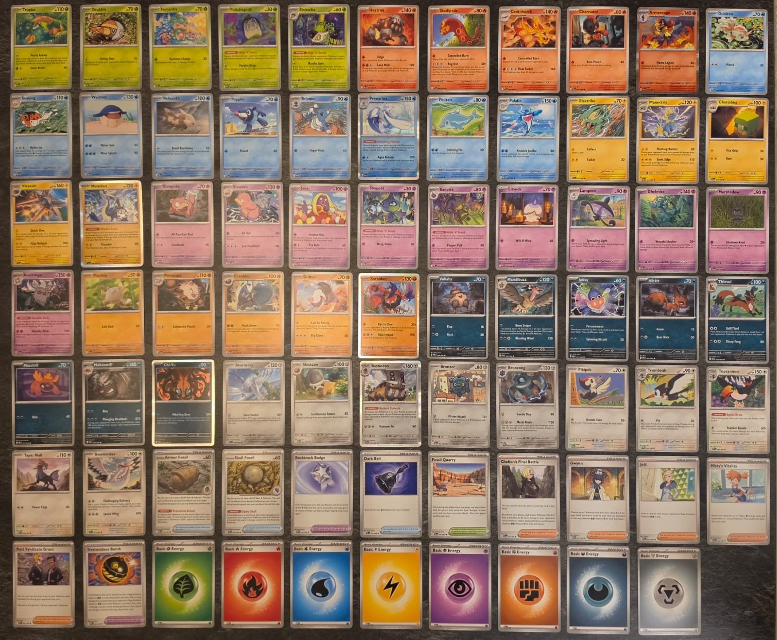 PITCH BLACK Lot 76 Pokemon Kaarten (GEEN DUBBELEN) 2026, Enlèvement ou Envoi, Neuf, Plusieurs cartes