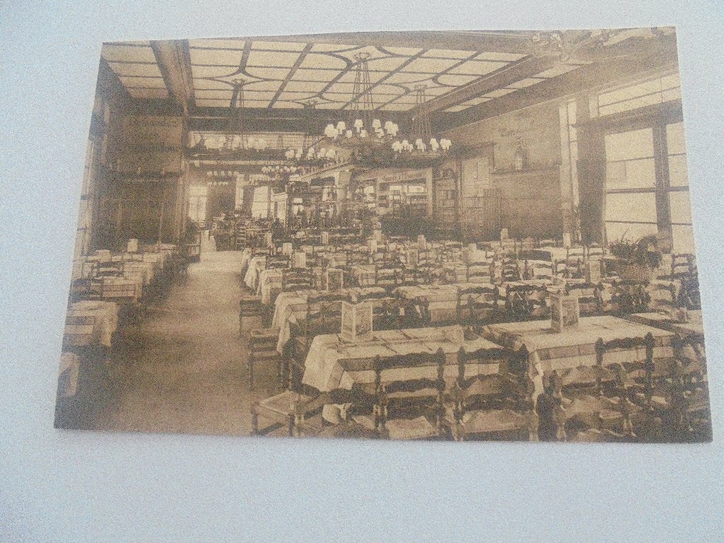 brussel expo 1935-taverne  canterbury, Verzenden, 1920 tot 1940, Gelopen, Brussel (Gewest)
