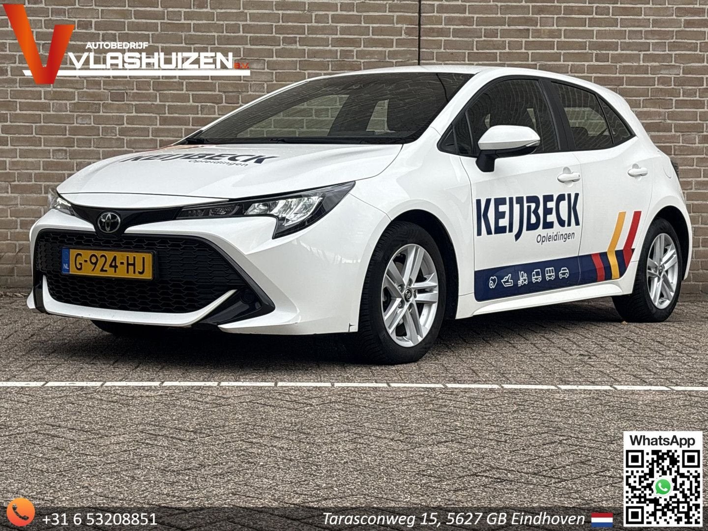 Toyota Corolla 1.2 Turbo Active | € 7.700,- NETTO! | Climate, Auto's, Zwart, Corolla, Wit, Bedrijf