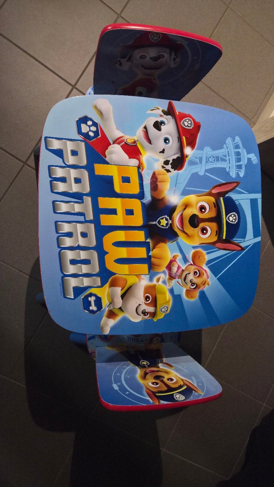 kindertafel paw patrol, Ophalen