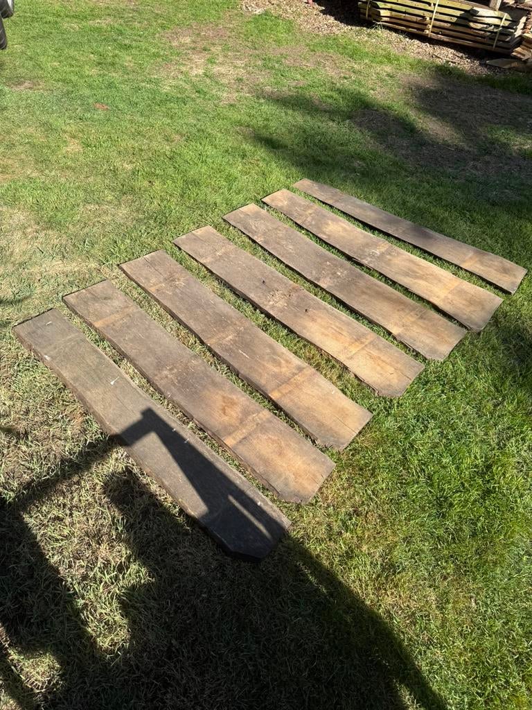 Droge planken van Plataan, Ophalen