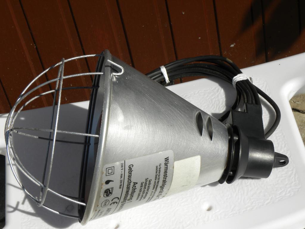 Lampe chauffante à ampoule infrarouge BR125, Ophalen