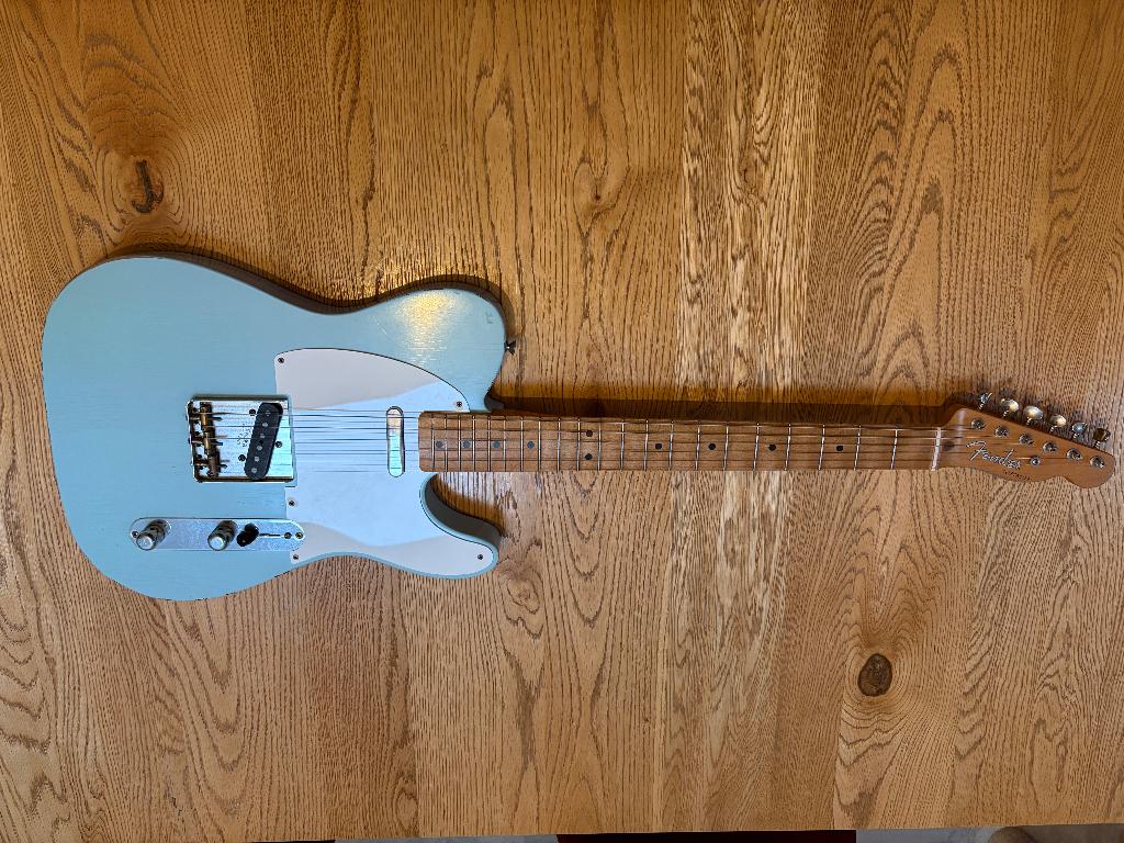 Fender telecaster 50's Road Worn Relic, Ophalen, Zo goed als nieuw, Solid body, Fender