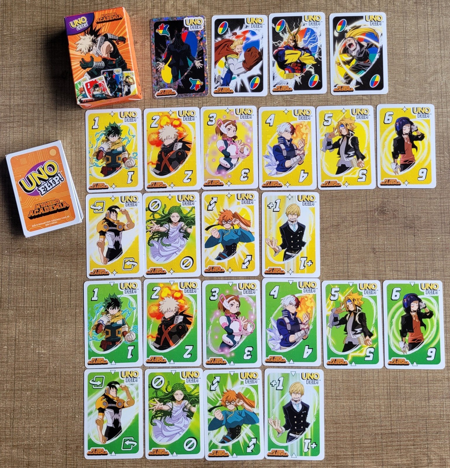 UNO Flip: My Hero Academia, Ophalen of Verzenden, Zo goed als nieuw