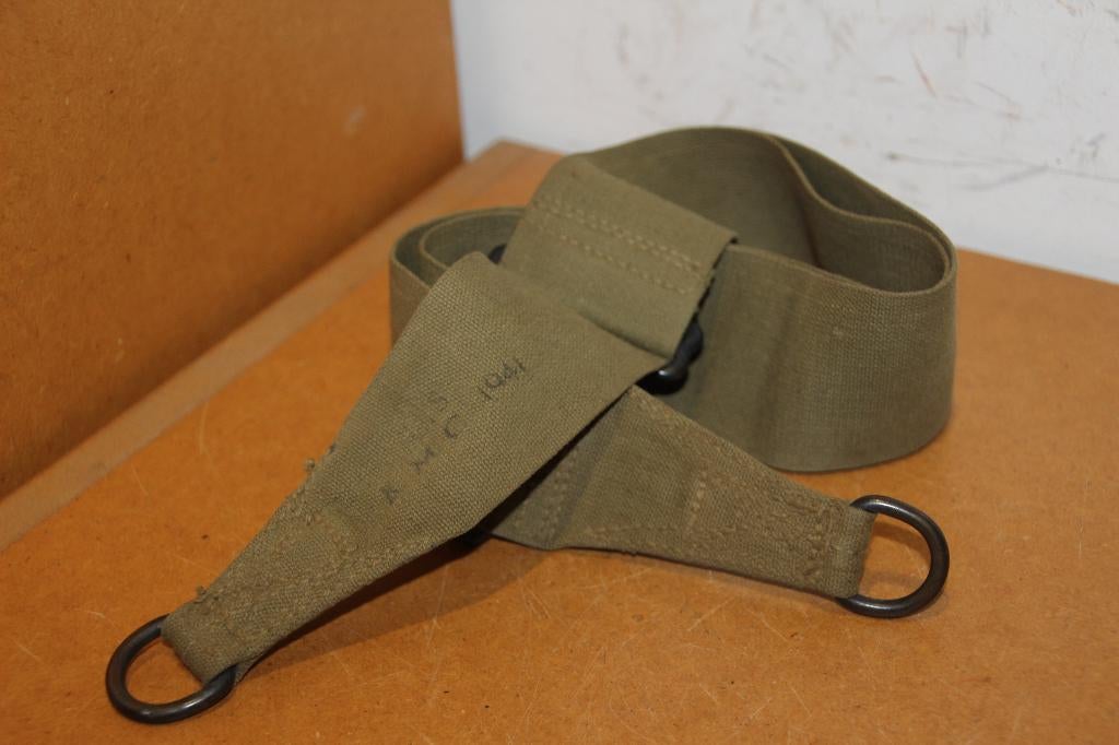 US WW2 "Straps carrying OD3 Bag canvas field" 1941, Collections, Envoi, Armée de terre, Vêtements ou Chaussures