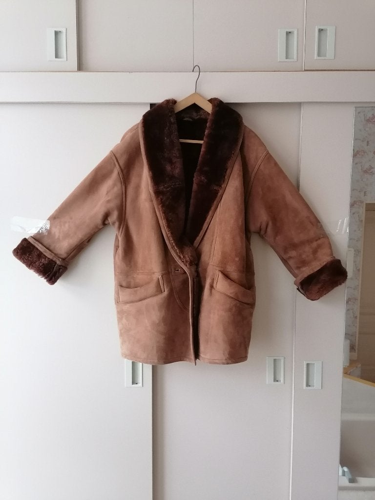 SHEARLING original, Taille 36 (S), ORIGINAL SHEARLING, Comme neuf, Brun
