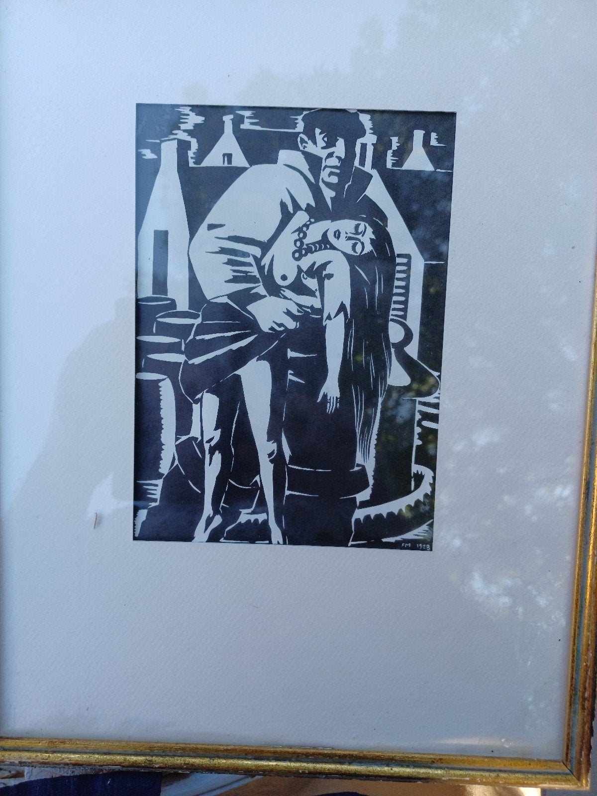 Masereel, Enlèvement ou Envoi, Gravure