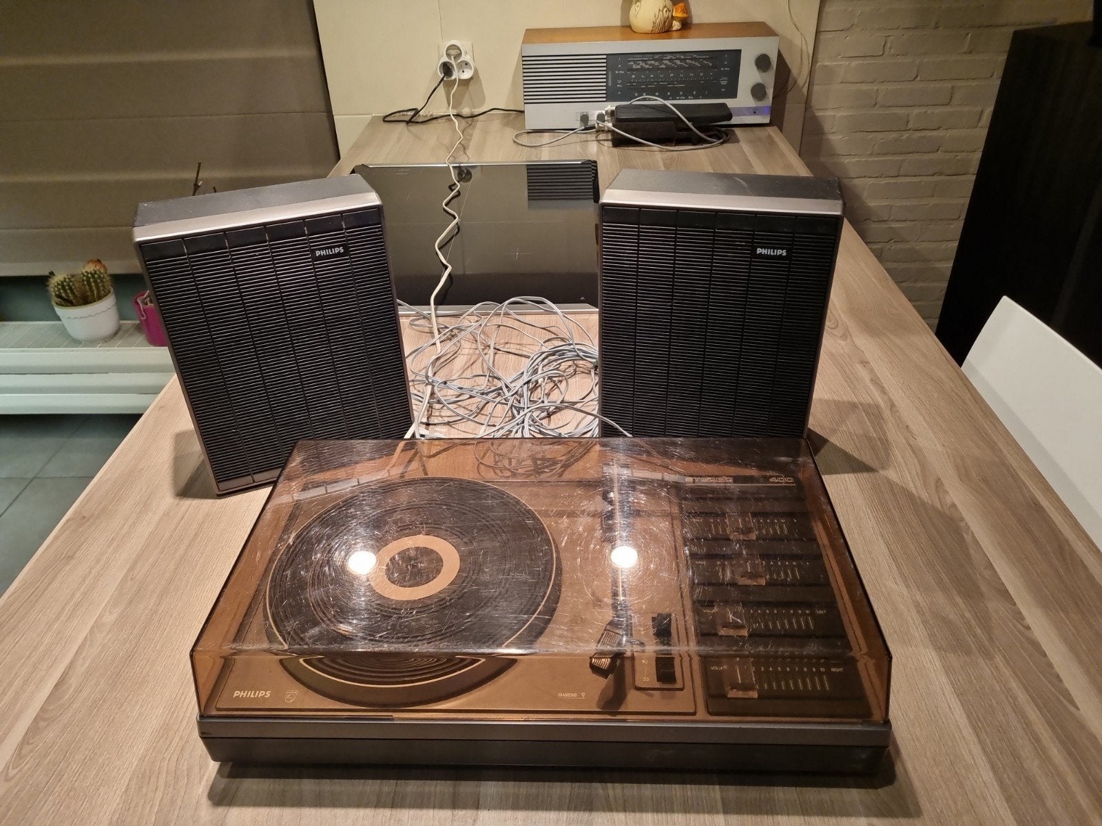 platenspeler, TV, Hi-fi & Vidéo, Enlèvement, Tourne-disque, Philips