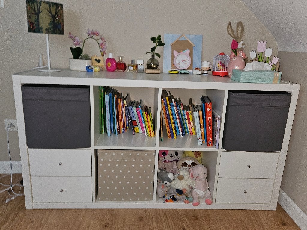 Kinderkamer. Bed+matras, kast en kallax, Enlèvement, Comme neuf, Garçon ou Fille