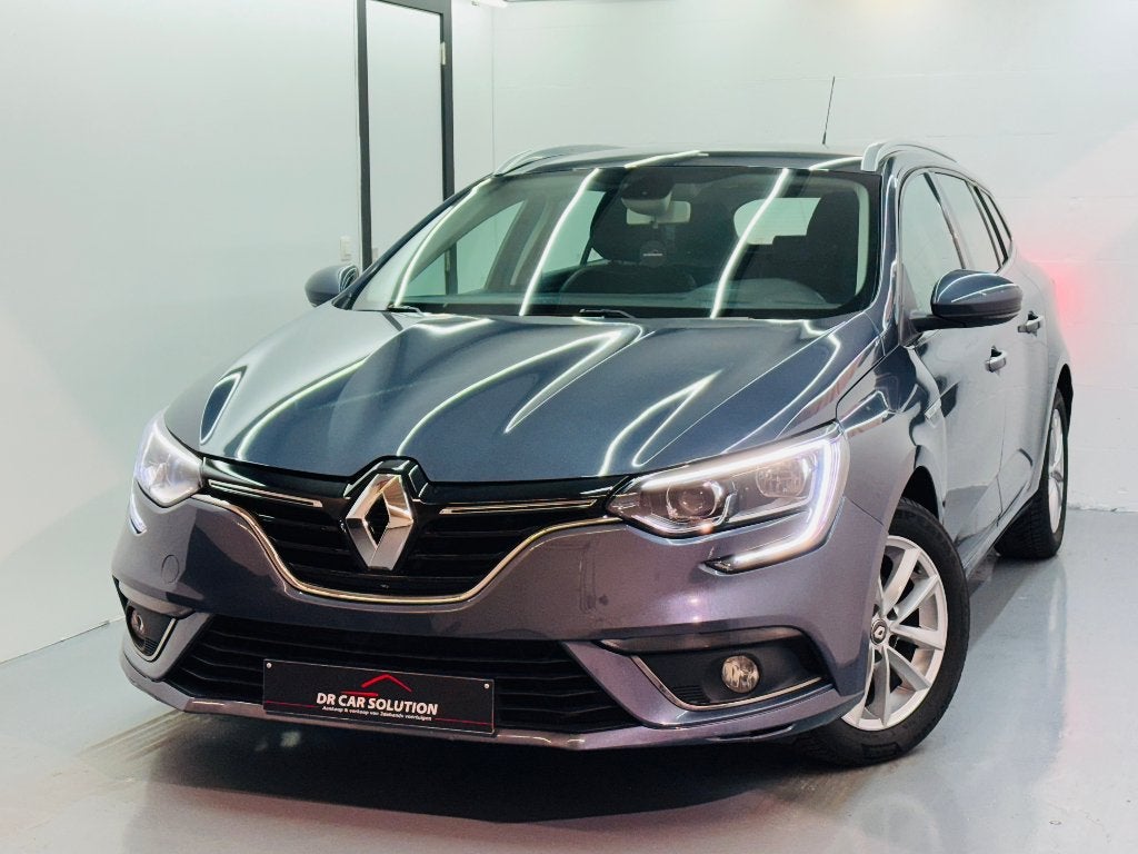 Renault Megane Limited 1.2Tce navi zetel verwarming LED, Voorwielaandrijving, Stof, 4 cilinders, Blauw