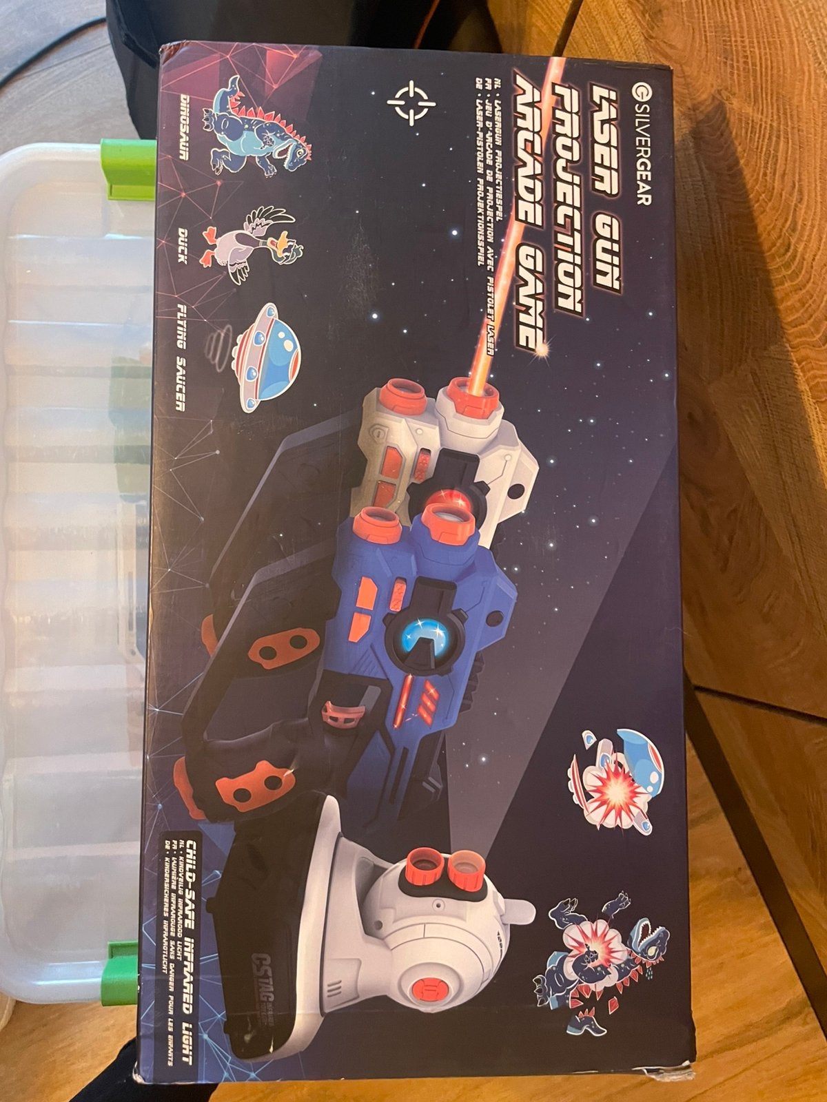 Lasergun silvergear, Kinderen en Baby's, Speelgoed | Buiten | Actiespeelgoed, Ophalen, Zo goed als nieuw