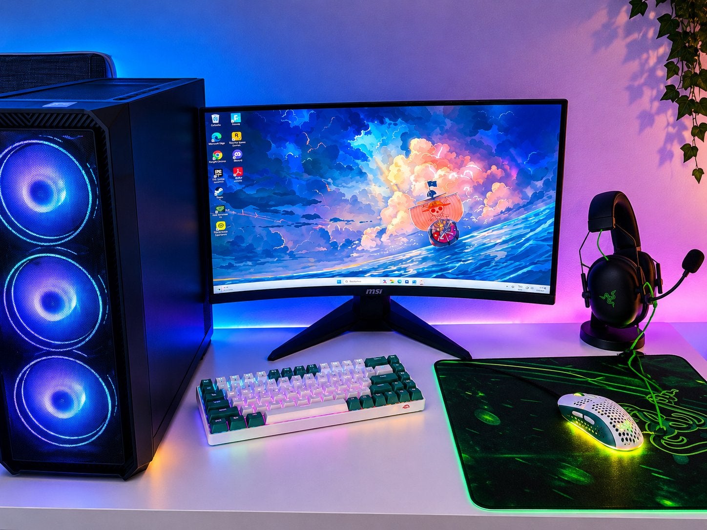 Pc gamer complet, Informatique & Logiciels, Envoi, Comme neuf