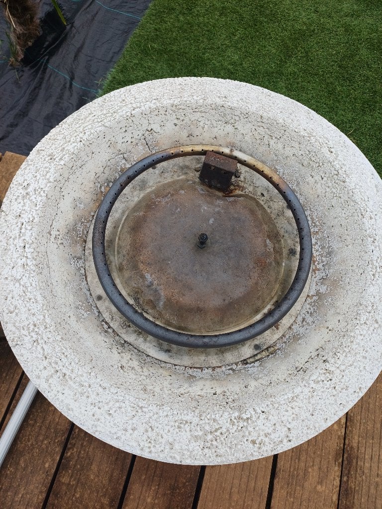 Terras verwarming, Ophalen, Gebruikt