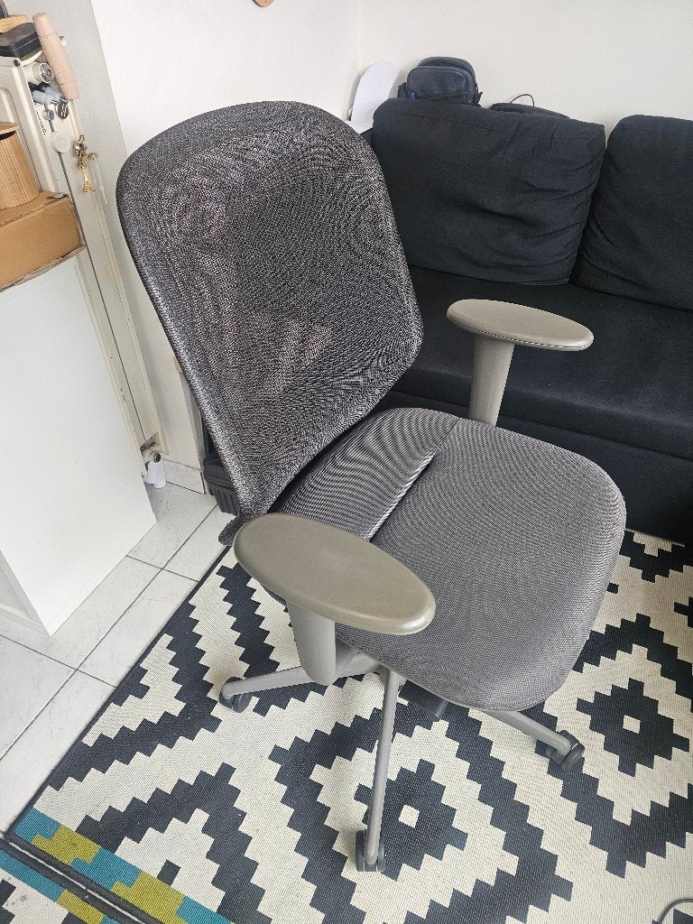 Fauteuil de bureau ergonomique Vitra Meda Pro, Gris, Chaise de bureau de gaming, Comme neuf, Enlèvement