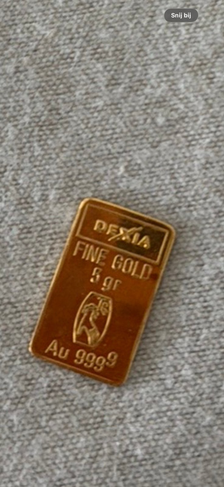5GR goud -Dexia, Ophalen, Zo goed als nieuw