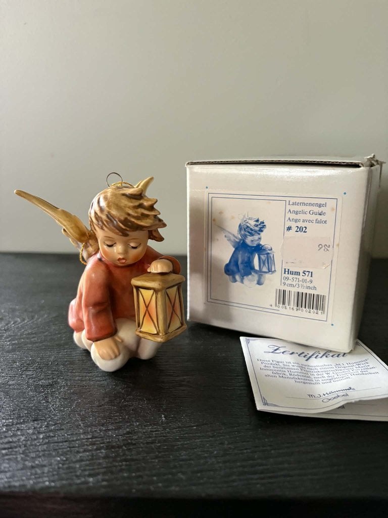 Ange lanterne Hummel Goebel avec boîte, Collections, Enlèvement ou Envoi, Comme neuf, Hummel