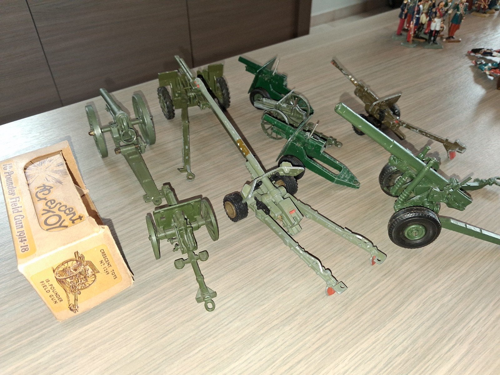 miniatuur kanon. britains. crescent. dinky toy, Ophalen of Verzenden