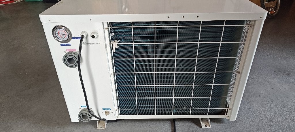 Warmtepomp zwembad 13 kW - 1 jaar gebruikt, Piscine intégrée, 300 cm ou plus, Enlèvement, Utilisé