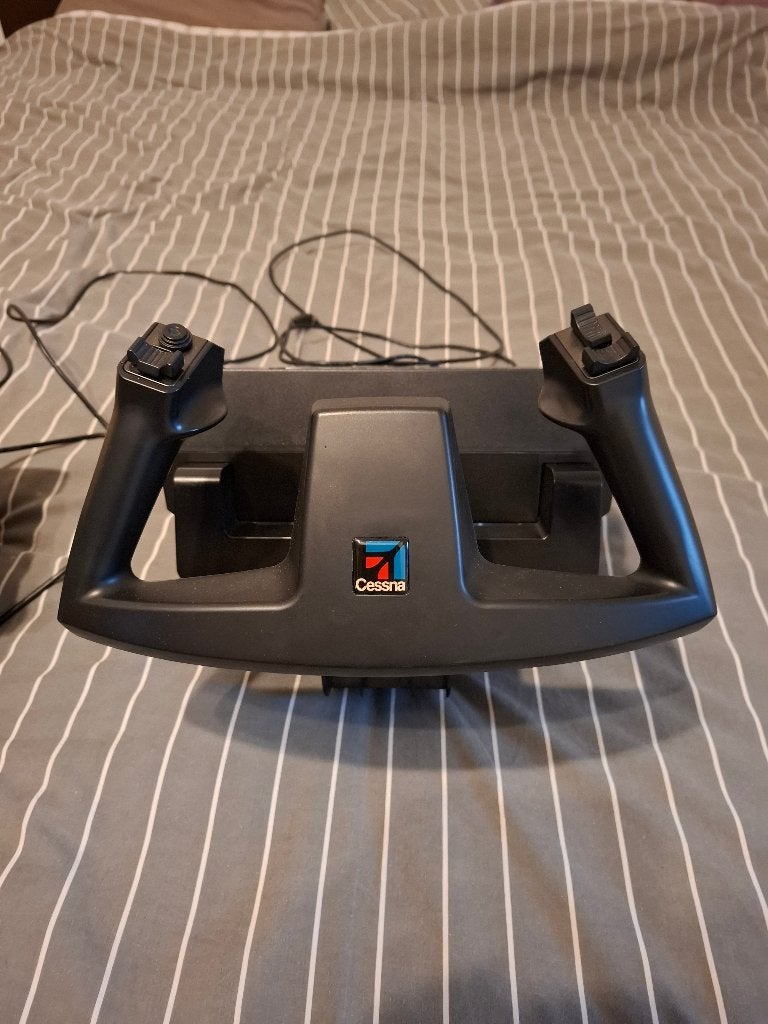 Logitech pro flight cessna yoke (special edition), Enlèvement, Utilisé, Logitech