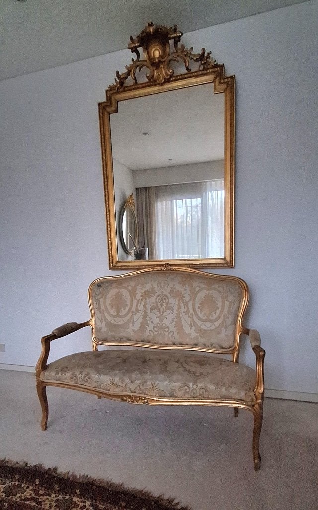 Decoratief oud Frans bankstel, Antiek en Kunst, Ophalen