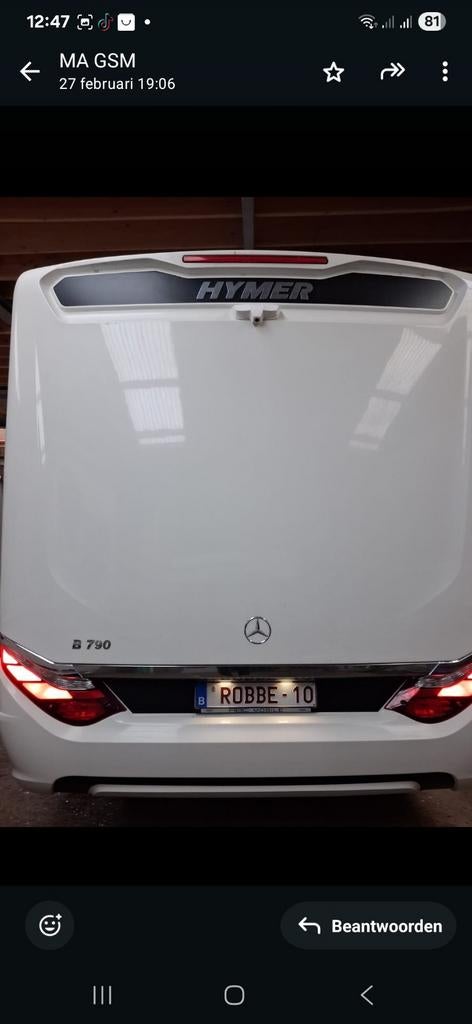 Hymer b790 in super goede staat alles op en aan, Particulier, Hymer, Mercedes