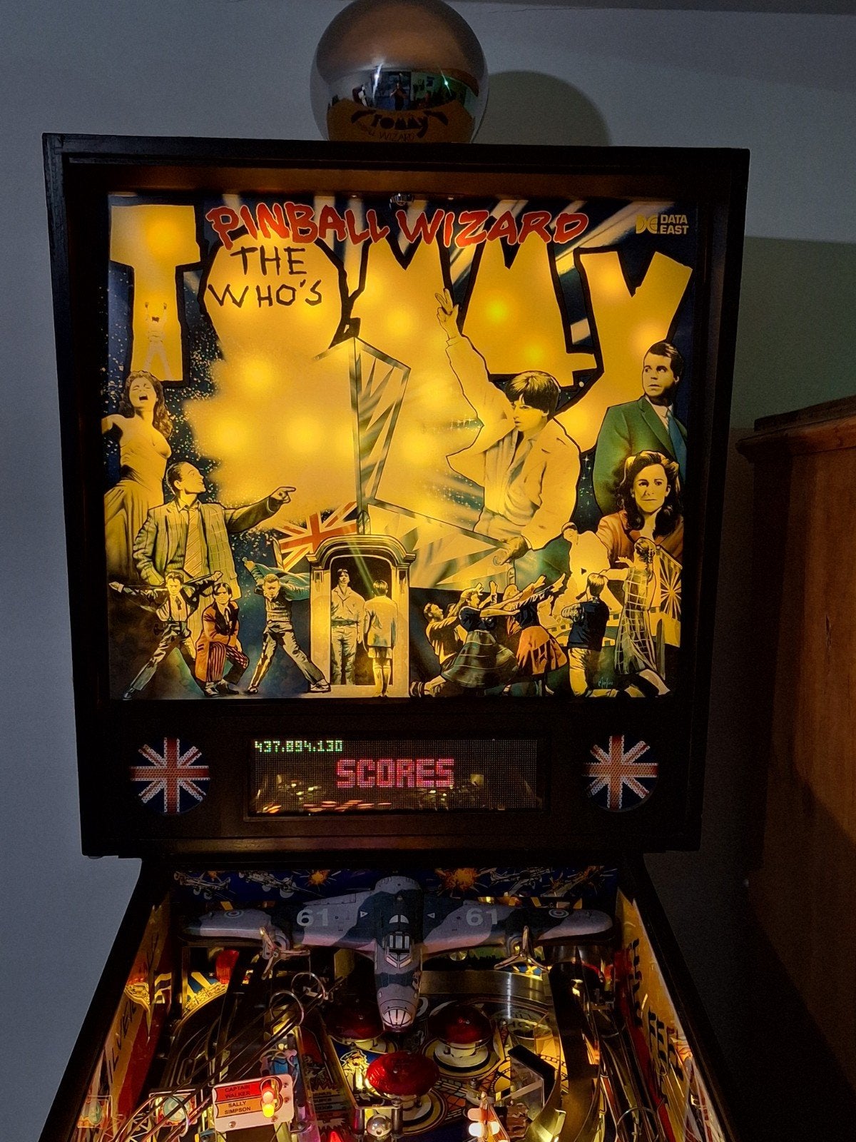 The who tommy pinball data east, Verzamelen, Ophalen, Flipperkast, Data East