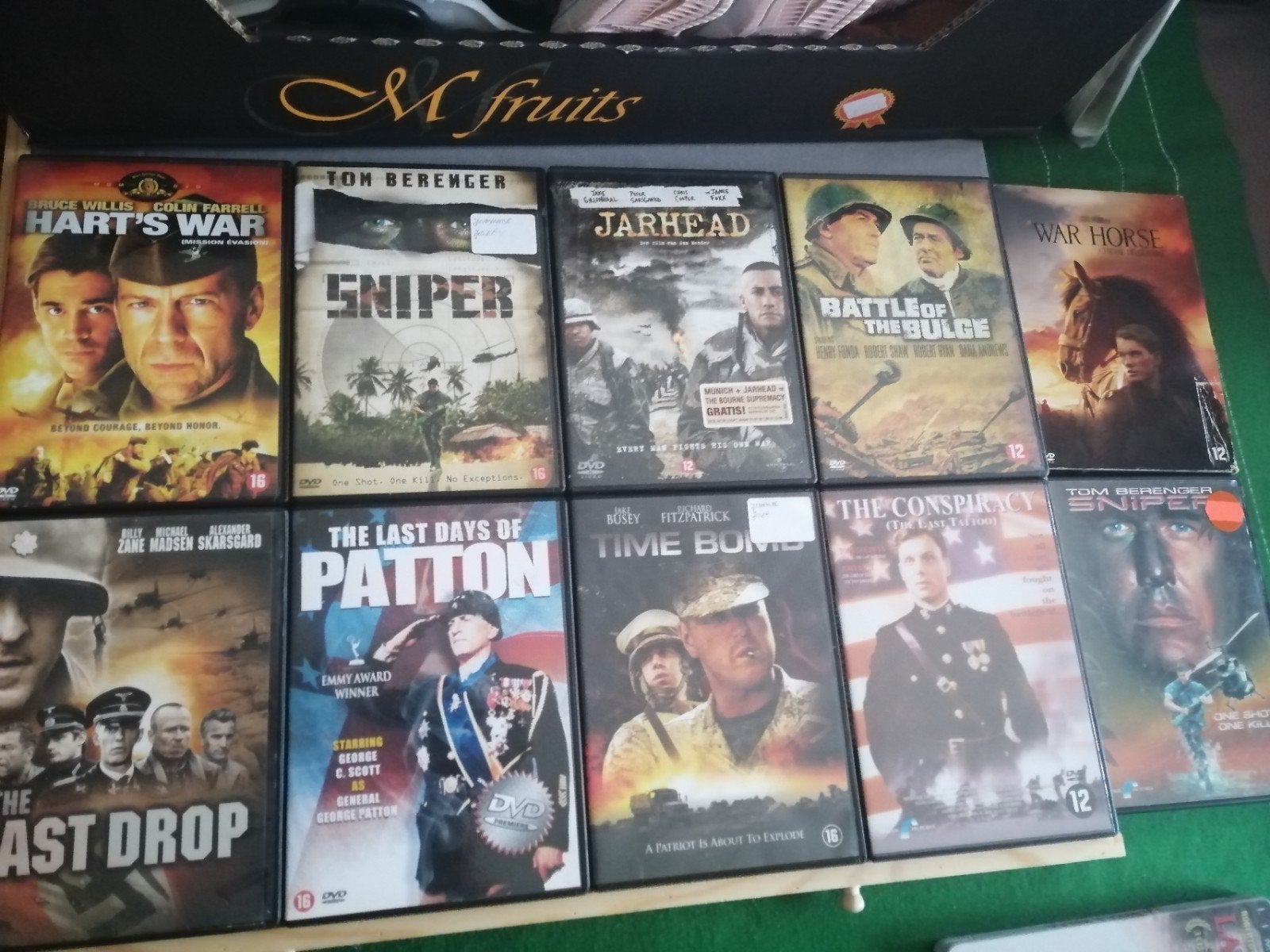 10 stuks dvd films oorlog, CD & DVD, DVD | Autres DVD, Enlèvement