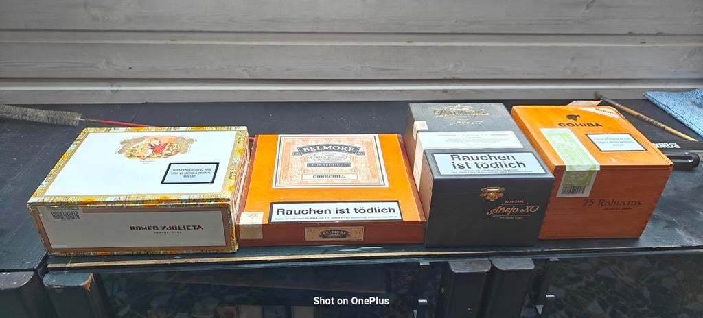Te koop , lege sigaren dozen, Ophalen