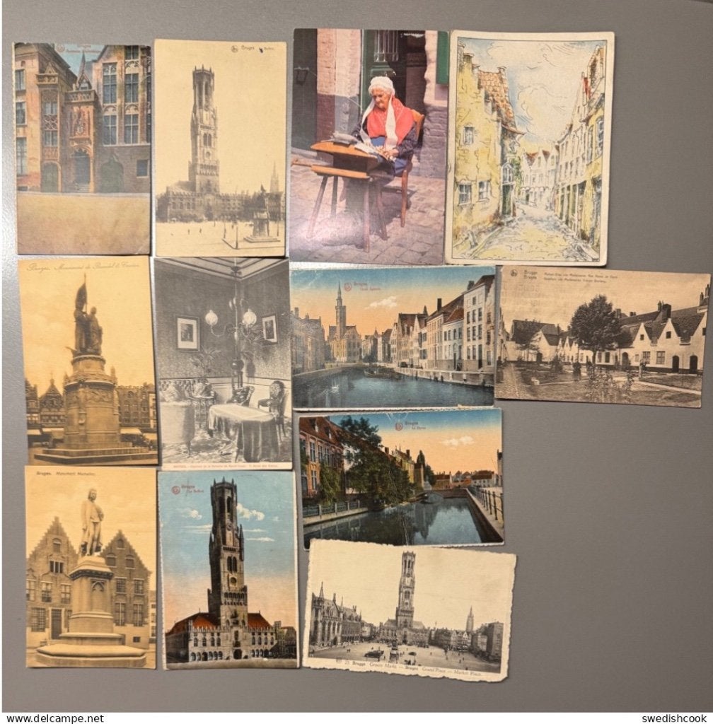 Brugge lot 27 kaarten, Ophalen of Verzenden, West-Vlaanderen