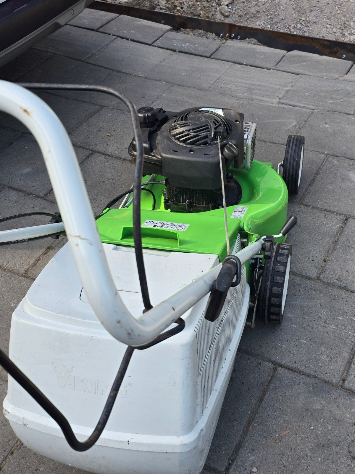 viking grasmaaier benzine, Ophalen, Zo goed als nieuw, Benzine-grasmaaier, Opvangbak